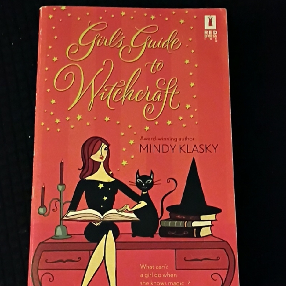 Enchanting Red Witchcraft Coffee Table Book